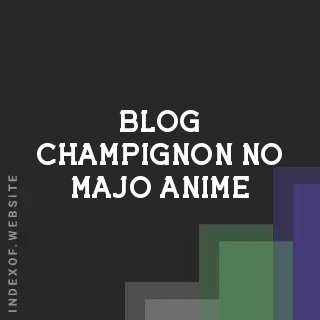 Champignon no Majo Anime Guide: Release Date, Characters, and Where to Watch | Logo - Indexof